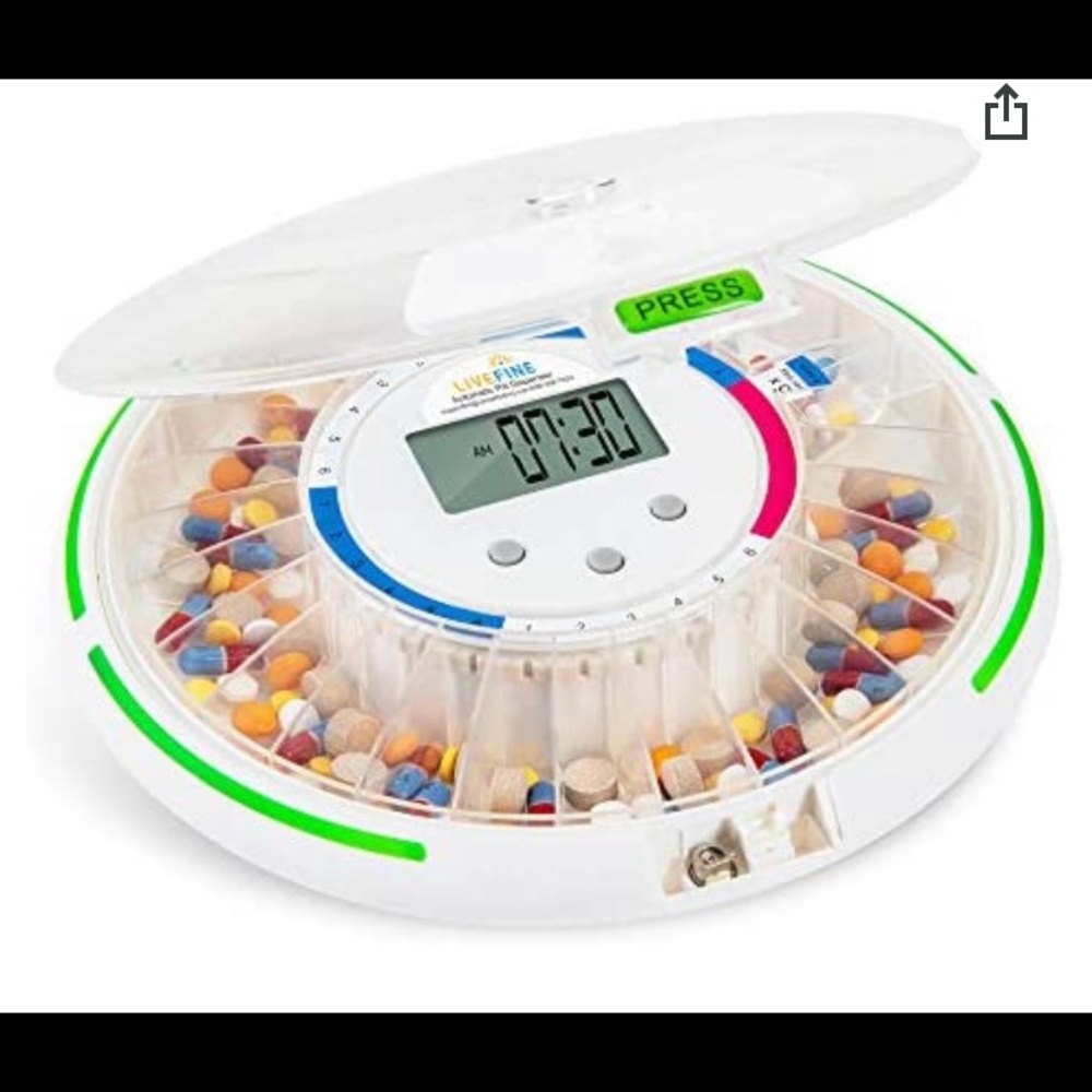 LiveFine Automatic Pill Dispenser NEW
